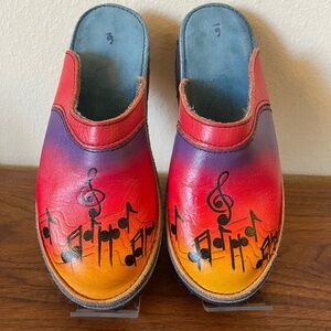 Sole Tech Hand Painted Music Inspired Shoes Size 6
